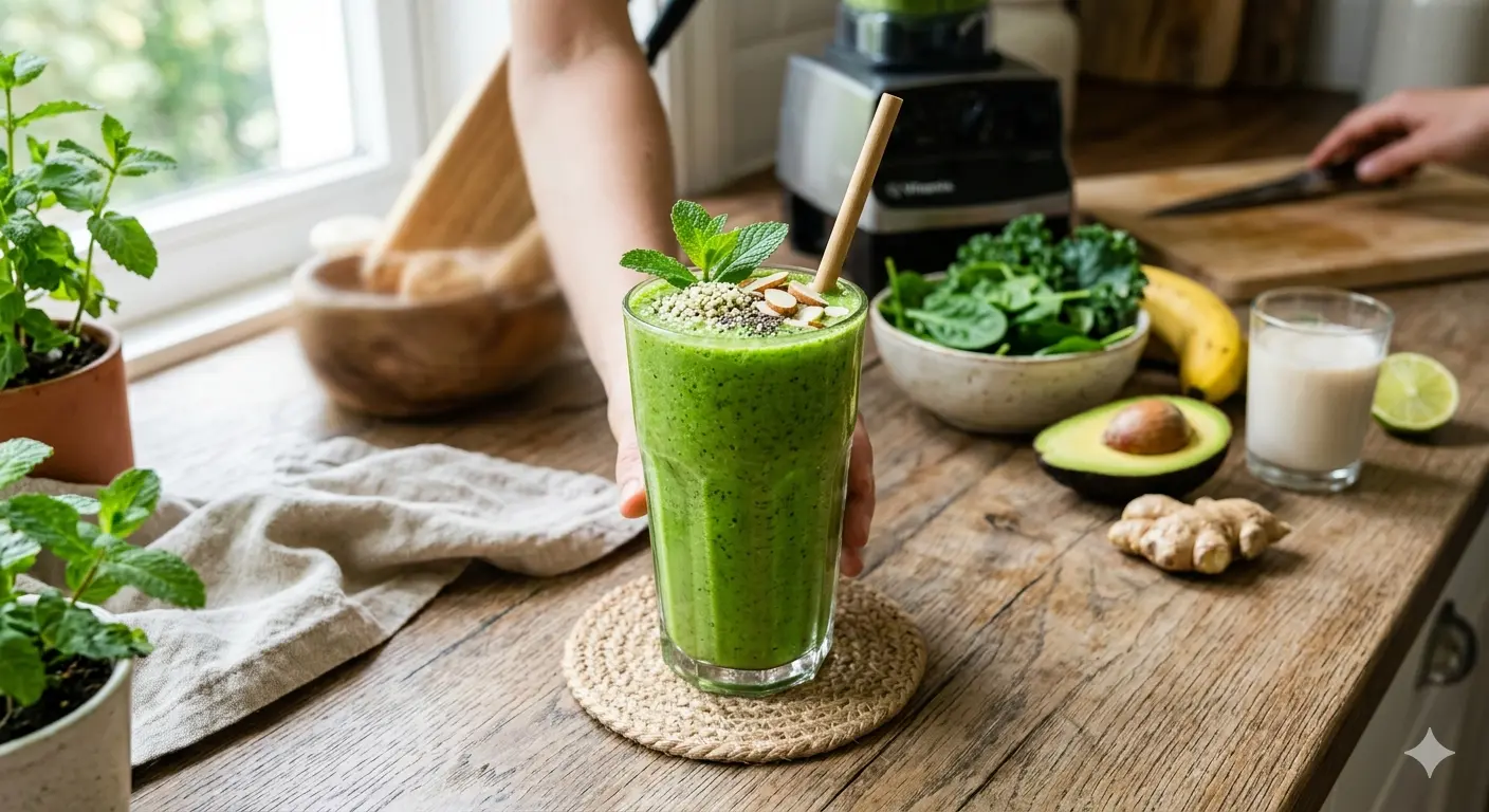Tropical Green Energy Smoothie